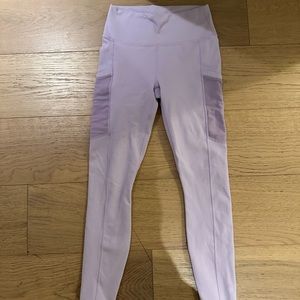 Fabletics powerhold leggings, lavender, size S